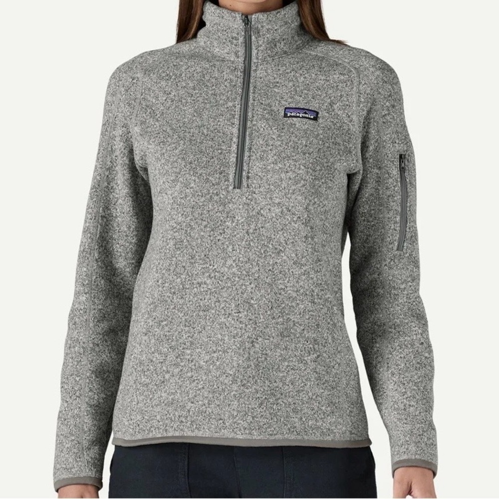 Patagonia Heather Gray Fleece Pullover